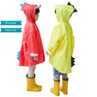 Dinosaur Rain Coat Waterprooffor Kids Boy & Girl Toddler Jacket Rainwear Dinosaur Cartoon for Kindergarten Student