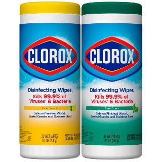 READY STOCK CLOROX Disinfecting Wipes Fresh Scent 35 wipes