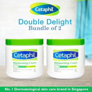 Cetaphil Moisturizing Cream 2x 453g. For eczema, dry skin. Suitable for baby.