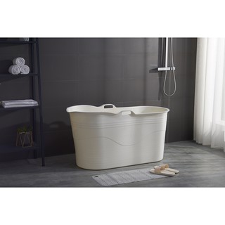【Ready Stock】Plastic Portable Bathtub HDB Soaking Tub Adult Bathtub