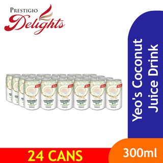 Yeo's Coconut Juice Drink 300ml x 24 Cans