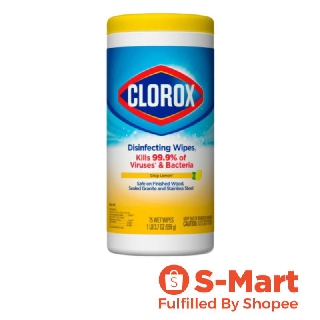Clorox Disinfecting Wipes 75s (Lemon)