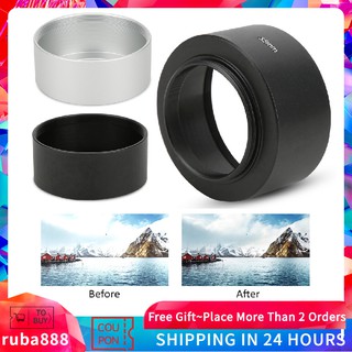 Ruba88 Matel Screw Mount Standard Lens Hood Sunshade for 35mm f1.7/50mm f1.4 CCTV