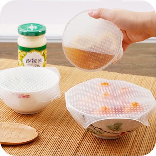 Food Fresh Keeping Wrap Kitchen Reusable Silicone Food Wraps Seal Cover Stretch
