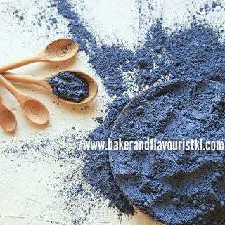 [Shop Malaysia] Blue Pea Flower Powder 200g, Telang Flower Powder, Butterfly Pea Latte
