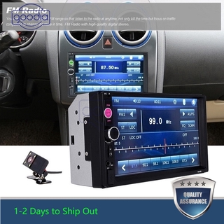ღ[ IN STOCK]ღ7" Inch Car Stereo Radio HD Mp5 Player Touch Screen Bluetooth Radio 2din&Camera