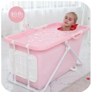 【Ready Stock】 Local Seller Foldable Bathtub Adult Portable Tub Folding Bathing Soaking Bath Tub