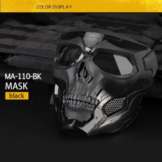 LT-Skull Airsoft Full Face Helmet Mask Horror CS Halloween Protective Masquerade Party Cosplay