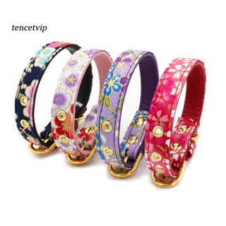 【Vip】Japanese Style Dog Cat Flower Collar Adjustable Buckle Necklace Pet Accessories