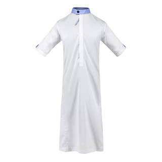 [SG Seller] White Short Sleeve Men's Jubah - Jubah Lelaki Putih