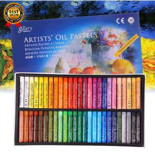 48 Color Non-Toxic Oil Soft Pastel Children's Galley Drawing Crayons Set Kids