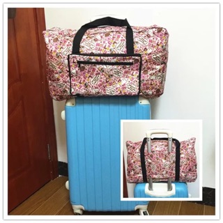 [Shop Malaysia] [H-101]Cartoon Hello KT Doreamon Stitch Asoorted Cartoon Foldable Travel Luggage Bag
