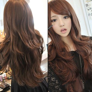 Sexy Womens Long Curly Wavy Hair Fancy Dress Party Full Wigs Cosplay Costume Wig