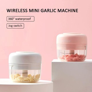 2020 Top Electric Garlic chopper mini food processor Grinder Crusher Press for Nut Meat Rechargeable Upgrade
