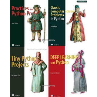Tiny Python Projects📚|Practices of the Python Pro📚|Classic Computer Science Problems in Python|Deep Learning with Python