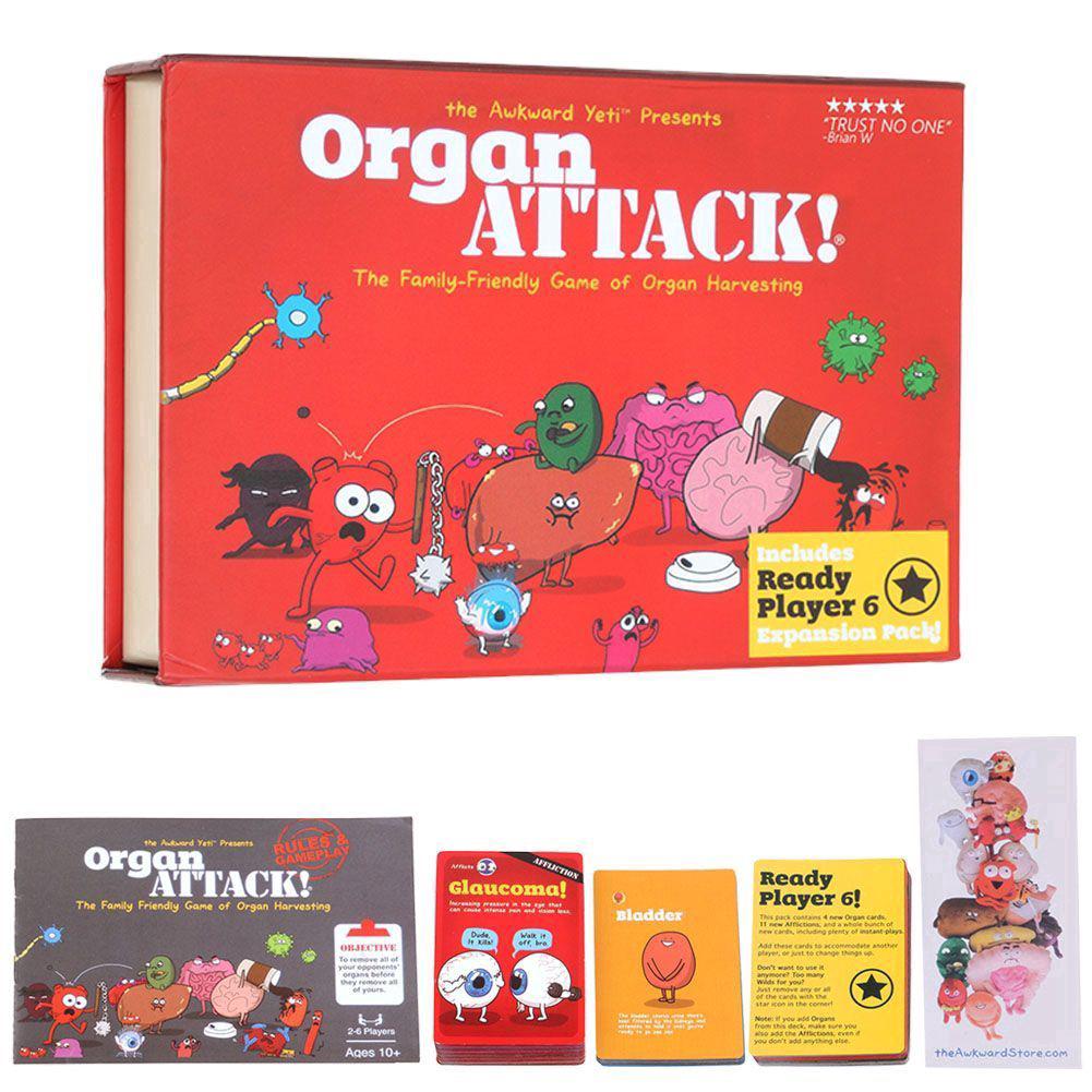 【ready stock】Organ ATTACK! Funny Gathering Card Board Game Party Family Card Game