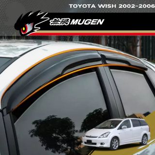 [Shop Malaysia] Toyota Wish 2002 2006 Door Visor Mugen Style