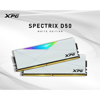 # XPG Spectrix D50 White RGB (3000MHz/3200MHz/3600MHz) DDR4 Ram Kit # [16GB(8GBx2)/32GB(32GBx1)/32GB(16GBx2)]