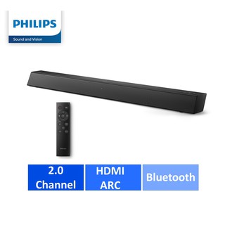 Philips Soundbar Speaker 2.0 Channel TAB5105/98 with HDMI ARC with 1 year Philips warranty