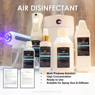 Air Disinfectant Sanitizer, Multi-Purpose High Concentration for Surface and Air Cleaning Alcohol Chlorine Free