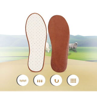 1Pair Breathable Deodorant Leather Insoles Instantly Absorb Sweat Replacement