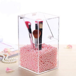 Acrylic Make Up Brush Lipstick Holder Stand Cosmetic Organizer Case