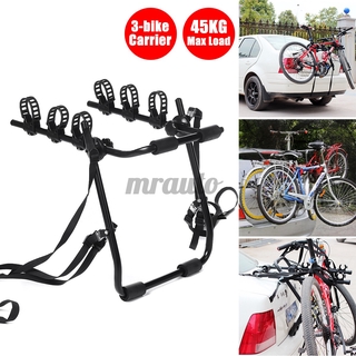 3-Bicycle Trunk Mount Bike Carrier Rack Hatchback Portable for SUV & Car Sport