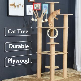 [Flash Deal] ‎Modern Cat Furniture Plywood Cat Trees Scratching Posts ‎cat toys
