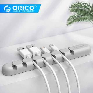 ORICO Cable Holder Silicone Cable Organizer USB Winder Desktop Tidy Management Clips Holder For Mouse Keyboard Earphone Headset