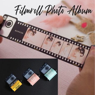 Film Roll Photo Album Customisable Keychain