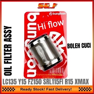 [Shop Malaysia] NEW STOCK 01052021 Racing Oil Filter. - Y15ZR Y15 LC135 SRL115 FZ150 boleh cuci