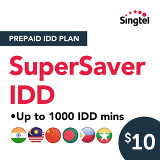 [SINGTEL] $10 SuperSaver /Telco topup/Mobile topup/eload话费充值/电话充值/手机充值