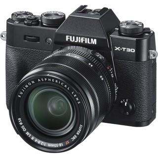 FUJIFILM X-T30 Mirrorless Digital Camera with 18-55mm Lens - [Black]