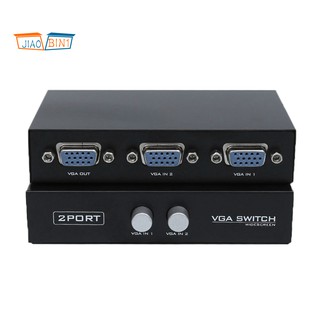 1920x1440 Vga 2-In-1-Out 2 Port Sharing Switch Switcher Splitter Box For Compute