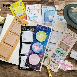 MOMO sticky note，long style Osaka Multi group series, memo pad notes，8 options