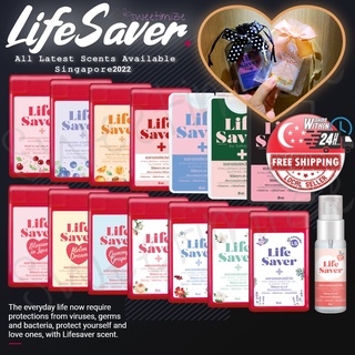 [🇸🇬LocalSeller] Lifesaver Hand Sanitizer 100% Authentic From BKK Food Grade Alcohol Amazing Scents Spray Convenient Gift