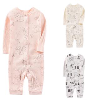 0-12M Newborn Clothes Baby 100% Cotton Long Sleeve Romper Sleepwear