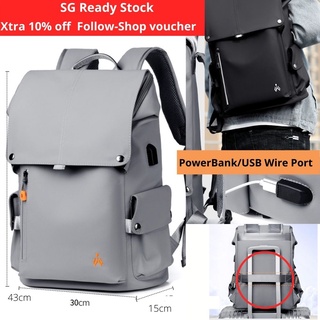 Travel/Work/Casual/School/ 15.6" Laptop Backpack Waterproof / Scratch Resistant L30 X W15 X H 43CM [SG Ready Stock]