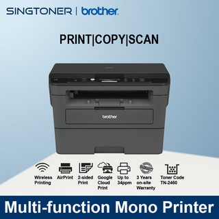 Brother DCP-L2535DW 3-in-1 Monochrome Laser Multi-Function Printer Auto 2-sided L2535 2535
