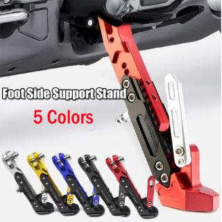 [Fast Ship]Motorcycle Kickstand Stand Foot Bracket Height Side Adjustable Durable Aluminum Alloy Foot Moto Accessories