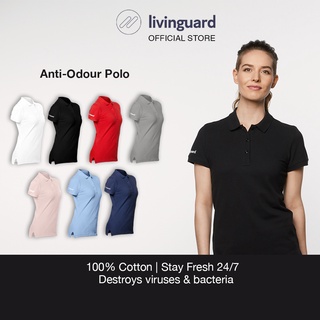 Livinguard Anti Odour Cotton Polo Shirt - Women (1)