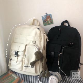 Korean style student schoolbag female casual backpack Japanese Harajuku style dark travel backpack