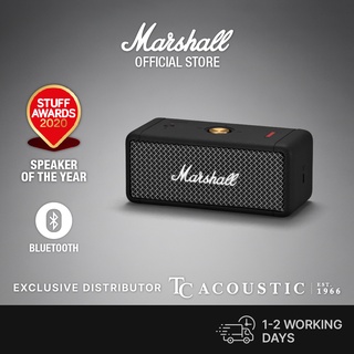 Marshall Emberton Bluetooth Portable Speaker [Pre-order Black Brass and Cream, Deliver Early May]