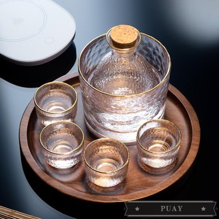 Japanese Glass Creative Liquor Wineware Set Household Small Wine Cup Divider Wine Jug Sake Cup ~~~