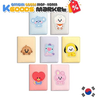 BTS BT21 Baby Leather Patch Card Case Monopoly Official Goods