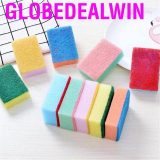 ❀Ready❀10pcs/ Set Durable Cleaning Sponge Kitchen Tool for Dishes Bowl Pot Pan