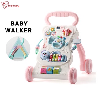 Baby walker stroller baby multifunctional walker with musical toys