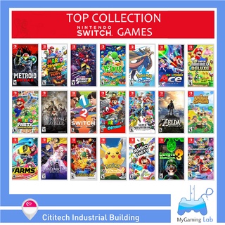 [SG]★BEST-DEAL★TOP Collection Nintendo Swtich Games / Super Mario Kart / Zelda / Smash Bros / Pokemon / Animal Crossing