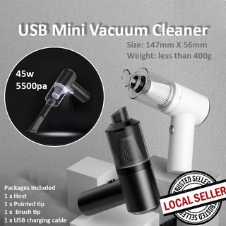 USB mini vacuum cleaner car wireless charging portable automotive supplies hand gun type of household wet and dry