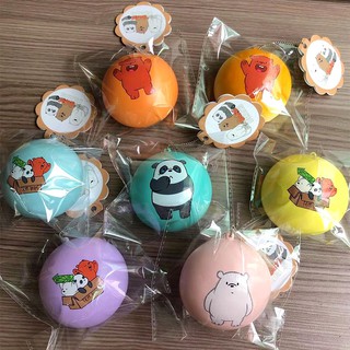 Squisgy Buns Toys Cute Colorful buns bare bears tag pendant Squishy collection（original with tag）